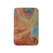 Tapis De Bain Motif abstrait fluide (Devant (Vertical))