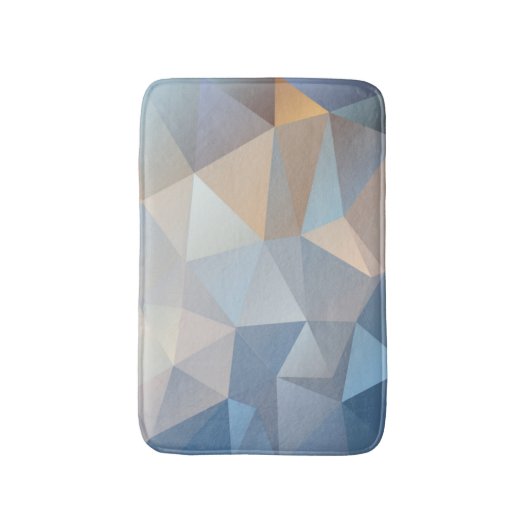 Tapis De Bain Motif abstrait frais de triangle (Devant (Vertical))