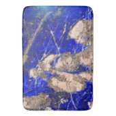 Tapis De Bain motif Abstrait Lapis bleu gris granit (devant Vertical)