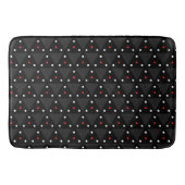 Tapis De Bain Motif abstrait moderne de triangle UFO noir (Devant)