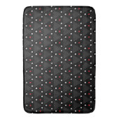 Tapis De Bain Motif abstrait moderne de triangle UFO noir (devant Vertical)