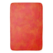 Tapis De Bain Motif Abstrait rouge orange (devant Vertical)