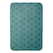Tapis De Bain Motif Abstrait Turquoise Turquoise Green des année (devant Vertical)