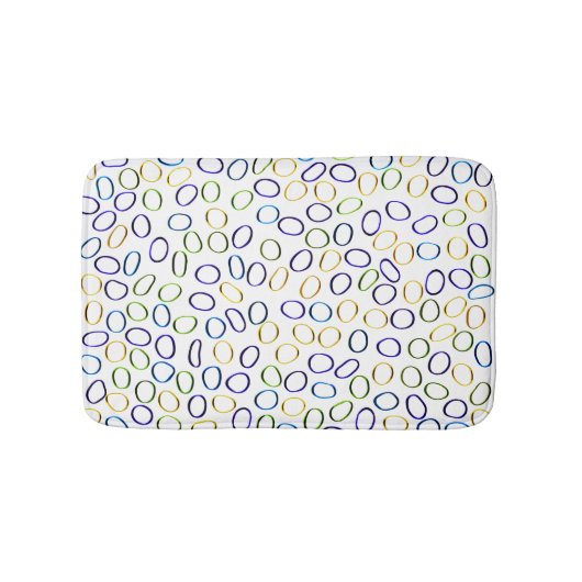 Tapis De Bain Motif Abstrait unique (Devant)