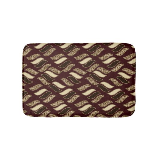 Tapis De Bain Motif africain de peau de guépard (Devant)