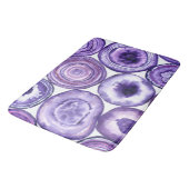Tapis De Bain Motif agate violet (Angle)