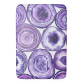 Tapis De Bain Motif agate violet (devant Vertical)