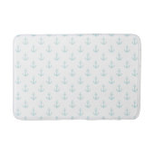 Tapis De Bain Motif Ancres Light Aqua (Devant)