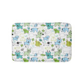 Tapis De Bain motif animal d'arrière - plan d'enfants (Devant)