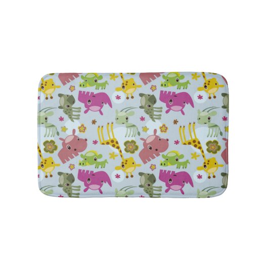 Tapis De Bain motif animal de safari (Devant)