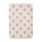 Tapis De Bain Motif arc-en-ciel Doodle doux (Devant (Vertical))