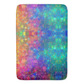 Tapis De Bain Motif arc-en-ciel en verre tendu (devant Vertical)