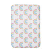 Tapis De Bain Motif arc-en-ciel Pastel (Devant (Vertical))