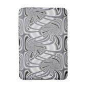 Tapis De Bain Motif argenté (Devant (Vertical))