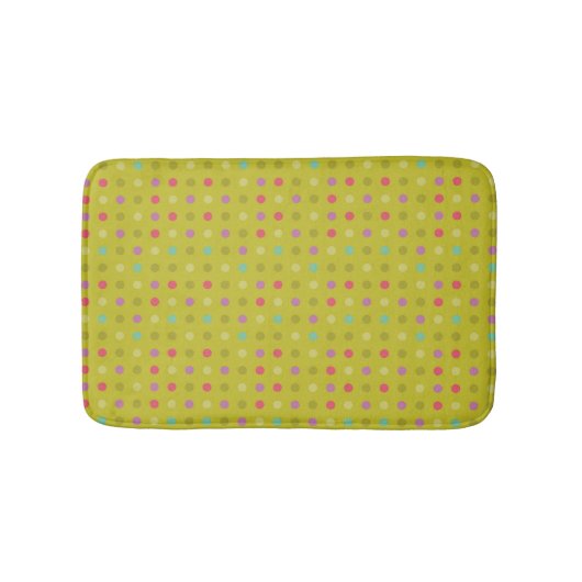 Tapis De Bain motif arrière - plan de Polka-dot (Devant)