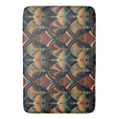 Tapis De Bain motif art déco carrelé mignon (devant Vertical)