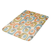 Tapis De Bain Motif Atomique Moderne du Milieu du Siècle (Angle)