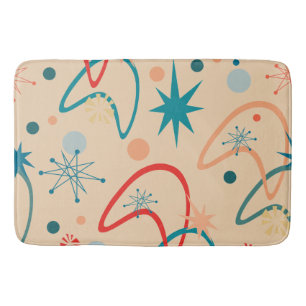 Tapis De Bain motif atomique rétro des années 1950
