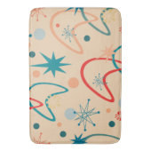 Tapis De Bain motif atomique rétro des années 1950 (devant Vertical)