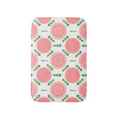 Tapis De Bain motif aux fleurs roses (Devant (Vertical))