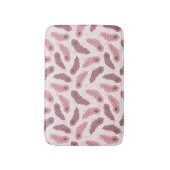 Tapis De Bain motif aux plumes de paons (Devant (Vertical))