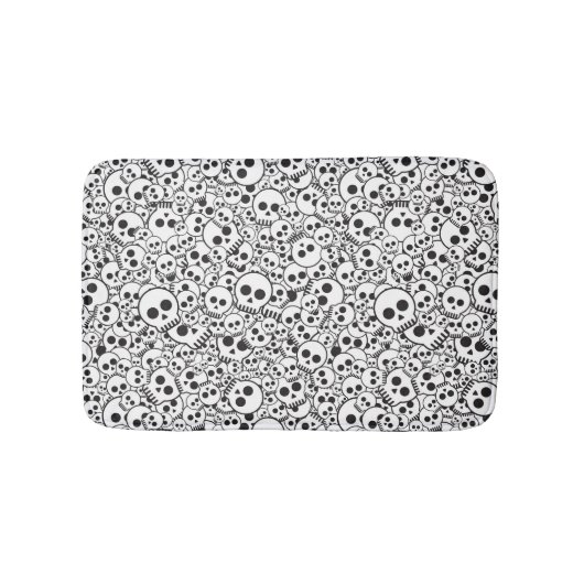 Tapis De Bain Motif avec des crânes (Devant)