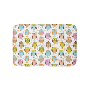 Tapis De Bain motif avec des oiseaux
