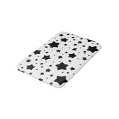 Tapis De Bain Motif avec étoiles noires (Angle)