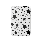 Tapis De Bain Motif avec étoiles noires (Devant (Vertical))