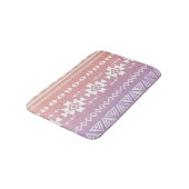 Tapis De Bain Motif aztèque tribal d'ombre (Angle)