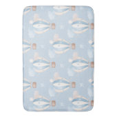 Tapis De Bain Motif Ballons Bleus (devant Vertical)