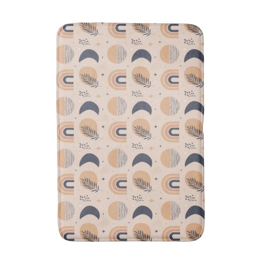 Tapis De Bain Motif bio Boho (Devant (Vertical))