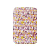 Tapis De Bain Motif blanc rayé tacheté (Devant (Vertical))