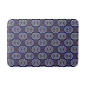 Tapis De Bain Motif bleu (Devant)