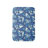 Tapis De Bain Motif bleu abstrait de Crsytal de glace (Devant (Vertical))