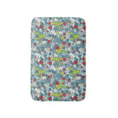 Tapis De Bain motif bleu de kawaii (Devant (Vertical))