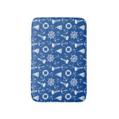 Tapis De Bain Motif bleu de mer (Devant (Vertical))