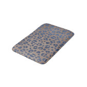 Tapis De Bain Motif bleu léopard (Angle)