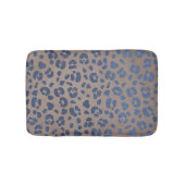 Tapis De Bain Motif bleu léopard (Devant)