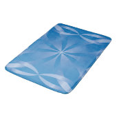 Tapis De Bain motif bleu topaz (Angle)