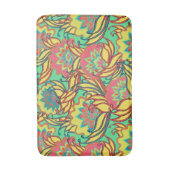 Tapis De Bain Motif Boho des couleurs des Caraïbes (Devant (Vertical))