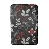 Tapis De Bain Motif botanique élégant (Devant (Vertical))