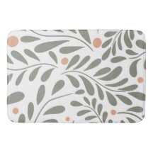 Motif botanique Sage feuilles verts