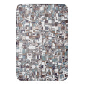 Tapis De Bain Motif Brown Et Blues (devant Vertical)