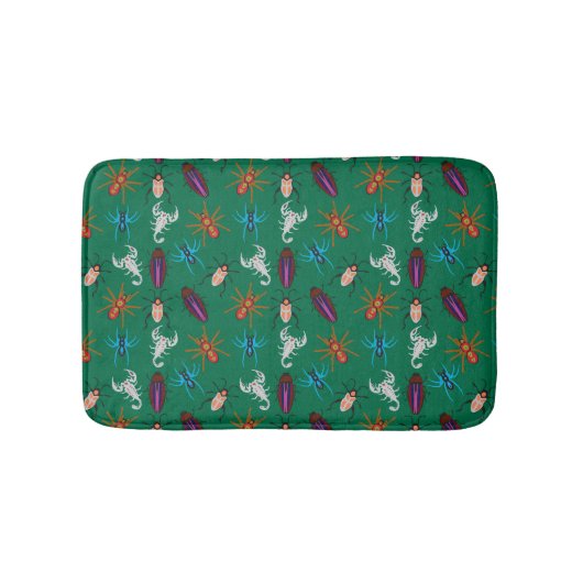 Tapis De Bain Motif Bugs Et Scorpions (Devant)