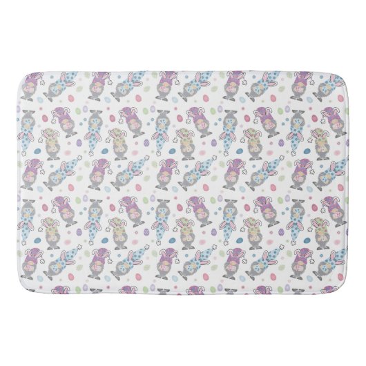 Tapis De Bain Motif Bunny Gnome de Pâques (Devant)
