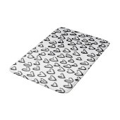 Tapis De Bain Motif cardiaque de peinture AVC (Angle)