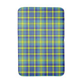 Tapis De Bain Motif carreaux tartan bleu classique (Devant (Vertical))