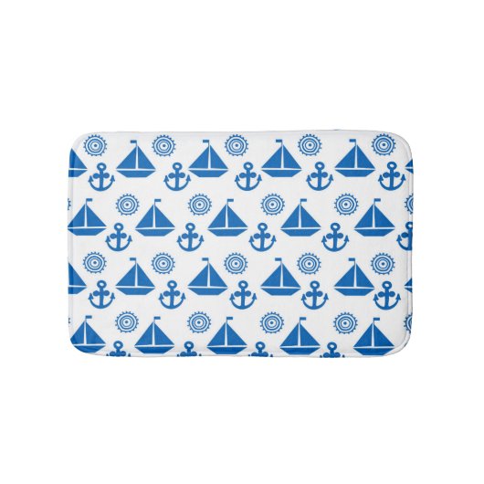 Tapis De Bain Motif Cartoon Sail Boat (Devant)