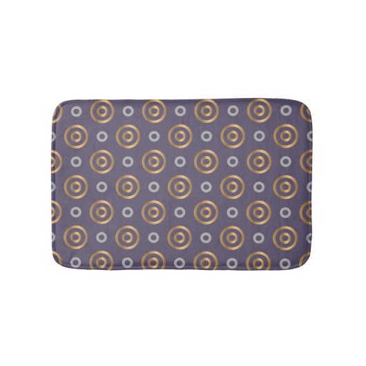 Tapis De Bain Motif Cercles géométriques (Devant)